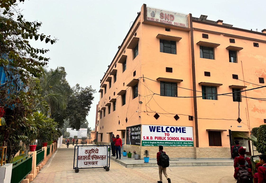 Main School Building of SND Public School Palwal